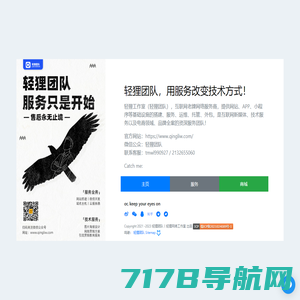 轻狸团队-轻狸网络工作室官方网站-潮虫创意/天幕网络/青白江自柚软件开发工作室