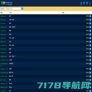 米表9800.com厦门卫擎网络科技专注优质拼音、数字、短杂域名交易